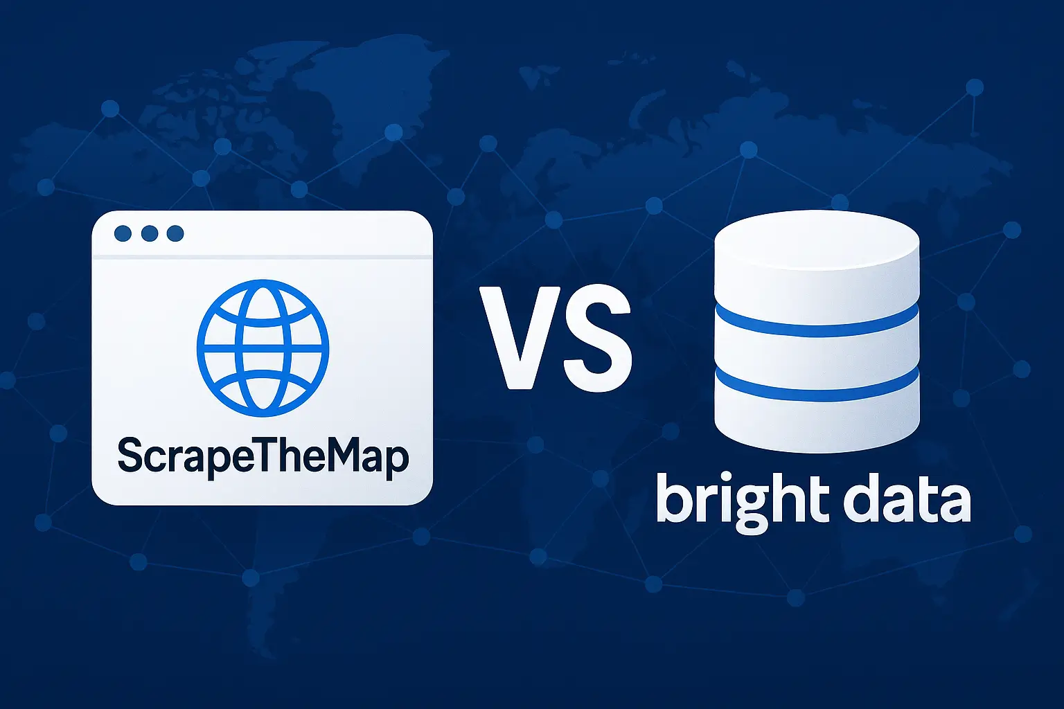 ScrapeTheMap vs. Bright Data: Asset Ownership vs. Infrastructure SAAS