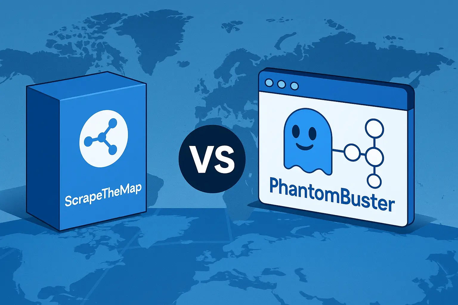 ScrapeTheMap vs. Phantombuster: Specialized Tool vs. General Automation